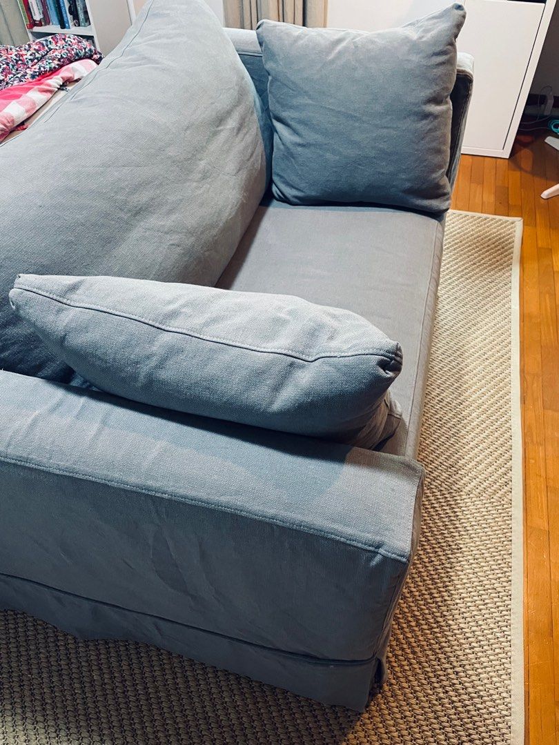 Crate and barrel chair and a half sleeper sales