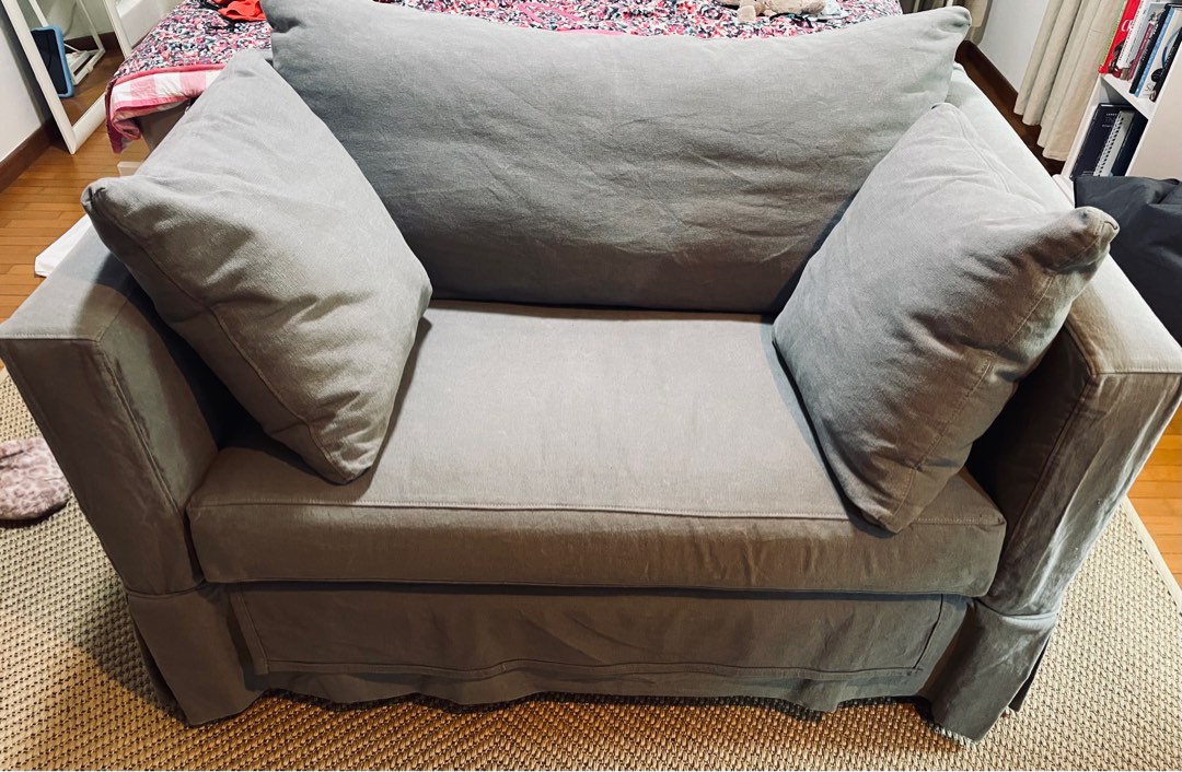 Crate and barrel chair and a half best sale sleeper