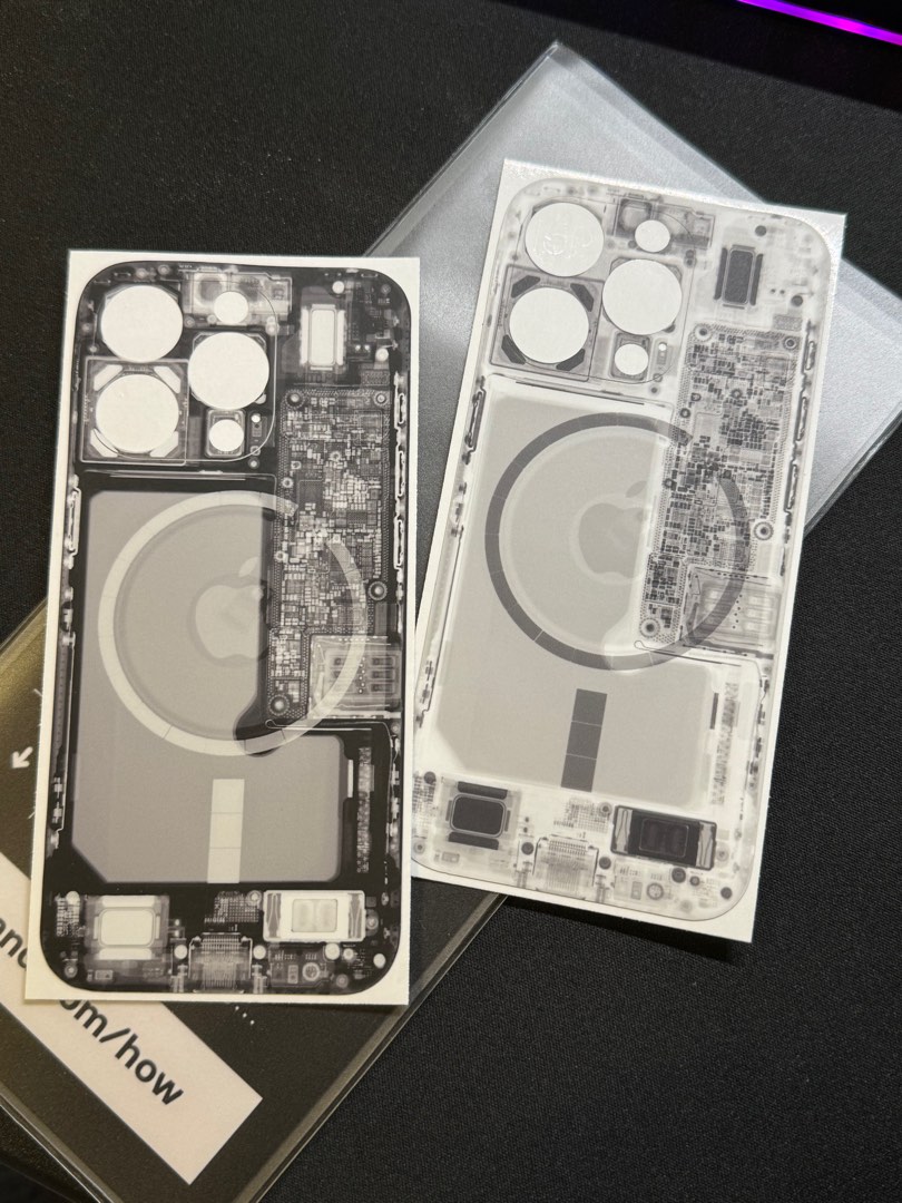 Dbrand XRay Skin iPhone 15 Pro Black/White, Mobile Phones & Gadgets