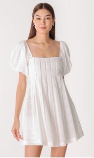 TPZ* WHIMSICAL PLEATED BABYDOLL TOP/ DRESS IN SOFT MAUVE