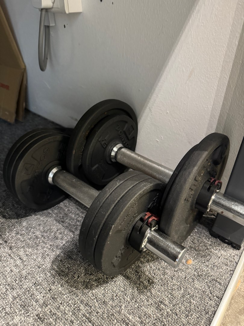 Decathlon 10kg hot sale dumbbell set