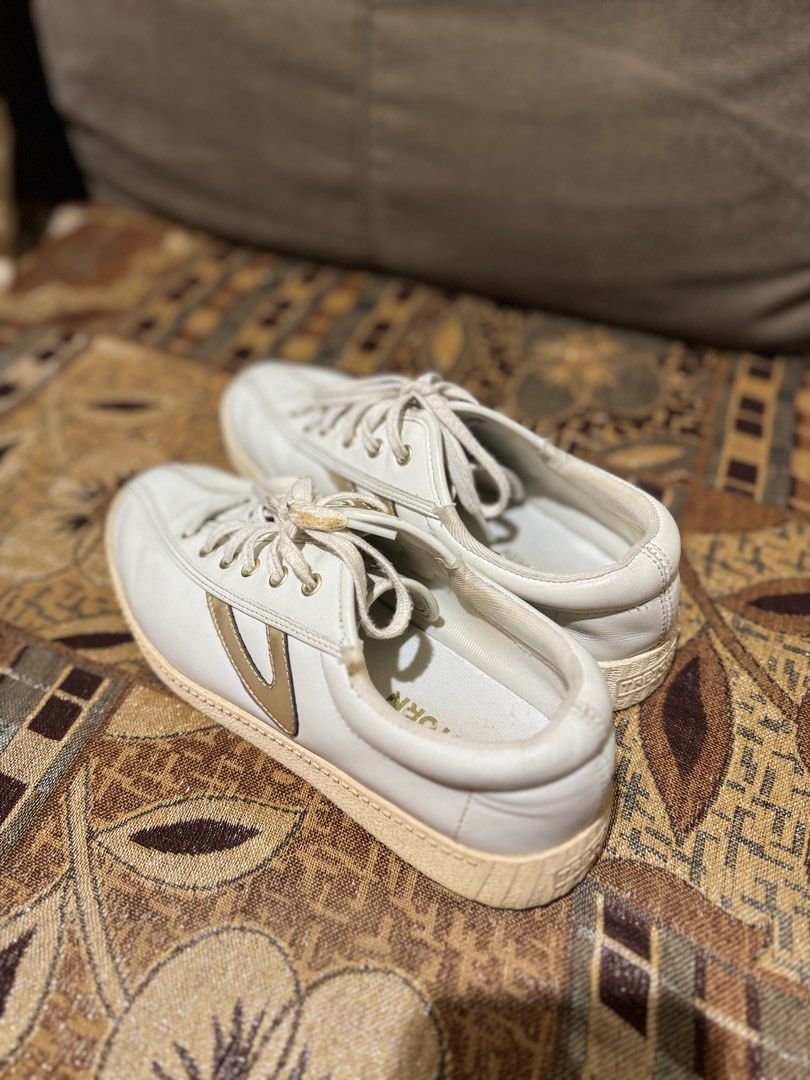 Tretorn nylite silver check sneakers best sale