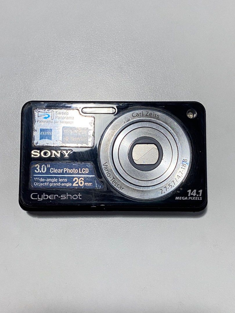 Digital Camera Sony Cybershot DSC-W560 (Category: Cameras) located in Valenzuela. Submitted by alfeopaulramos7490 (Listing ID 1272659936, Image 2). Description: Sony Cybershot DSC-560 14.1 megapixel P5,499 +sf Inclusion: * unit * bnew original sony battery * bnew original sony adapter * bnew original sony cables * bnew original sony charger * sony wrist strap * pouch NO ISSUE 100% ALL WORKING WITH 1 MONTH WARRANTY.