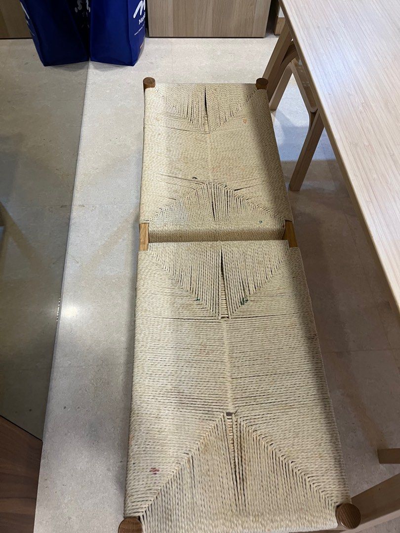 Dining Table Set (Category: Tables & Sets) located in Singapore. Submitted by rorydtranter (Listing ID 1272746080, Image 3). Description: IKEA Bamboo Dining Table with 4 chairs and Bench Seat (fortytwo.sg) w/ additional 2 chairs available Easily cleaned Free delivery for right price.