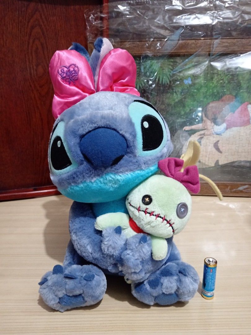 Disney Stitch & Scrump Kagami Mochi Plush 2026 New Year Edition