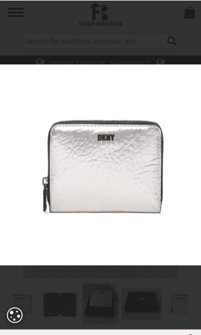 Dkny Women's Metro Continental Zip Around Wallet In Blue Print | ModeSens