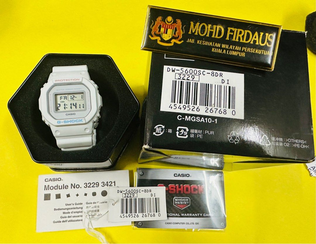 Dw5600 white Men s Fashion Watches Accessories Watches on Carousell