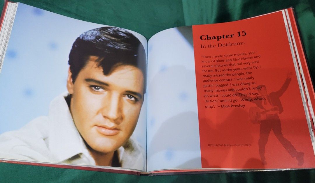 ELVIS PRESLEY COLLECTOR BOOK, Hobbies & Toys, Books & Magazines, Storybooks on Carousell