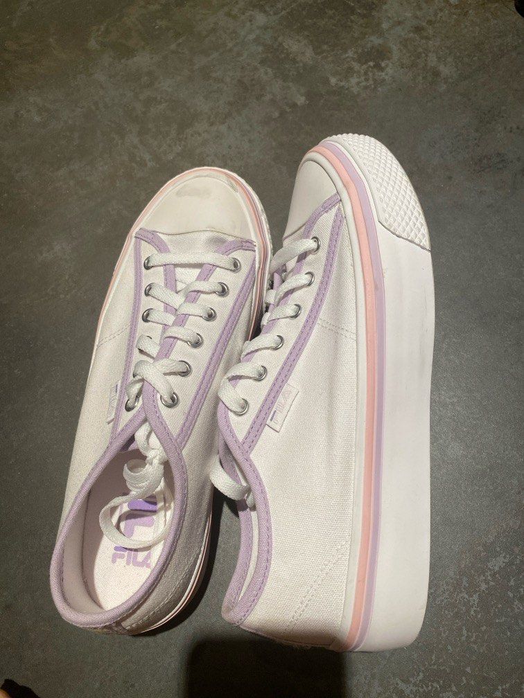 Pastel rainbow fila sales shoes