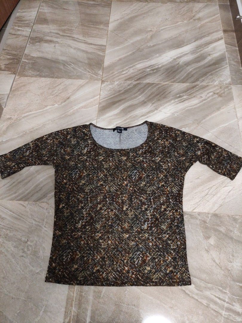 Forever 21 Snake Print Top