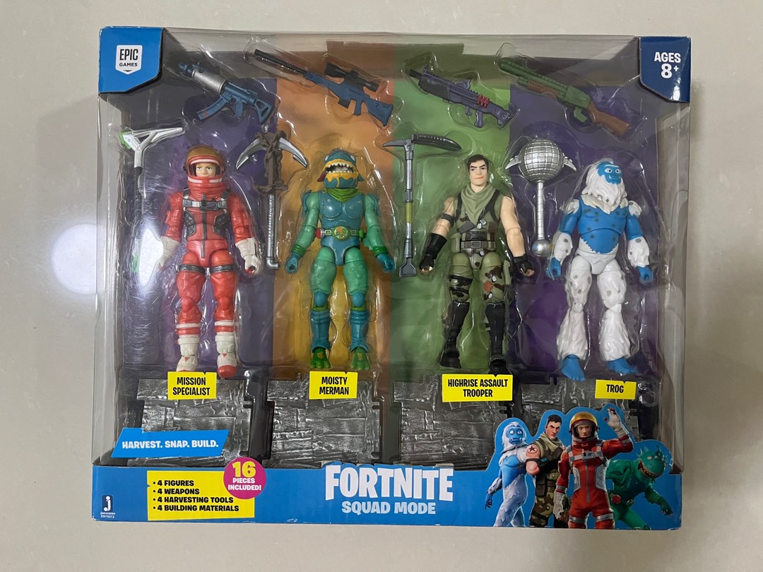 Fortnite Squad Mode 4 Figura Pack, Highstakes (Exclusivo de Fortnite Squad Mode 4 Figura Pack, Highstakes (Exclusivo de