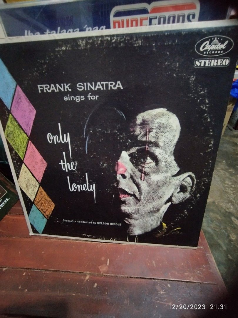 Frank Sinatra ( only the Lonely) (Category: Vinyls) located in Quezon City. Submitted by rosapage (Listing ID 1272835880, Image 1). Description: good condition 🙂.