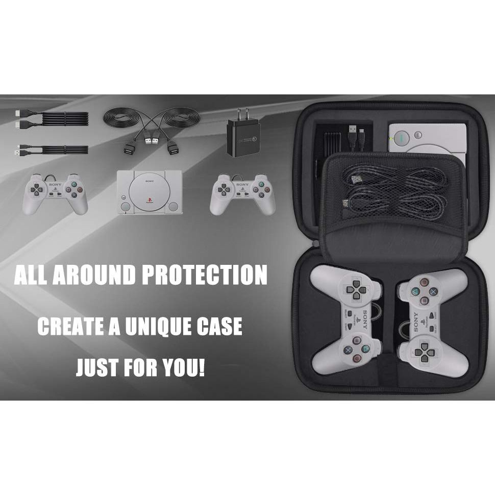 FREE DELIVERY Carrying Case for Playstation Classic Mini Storage