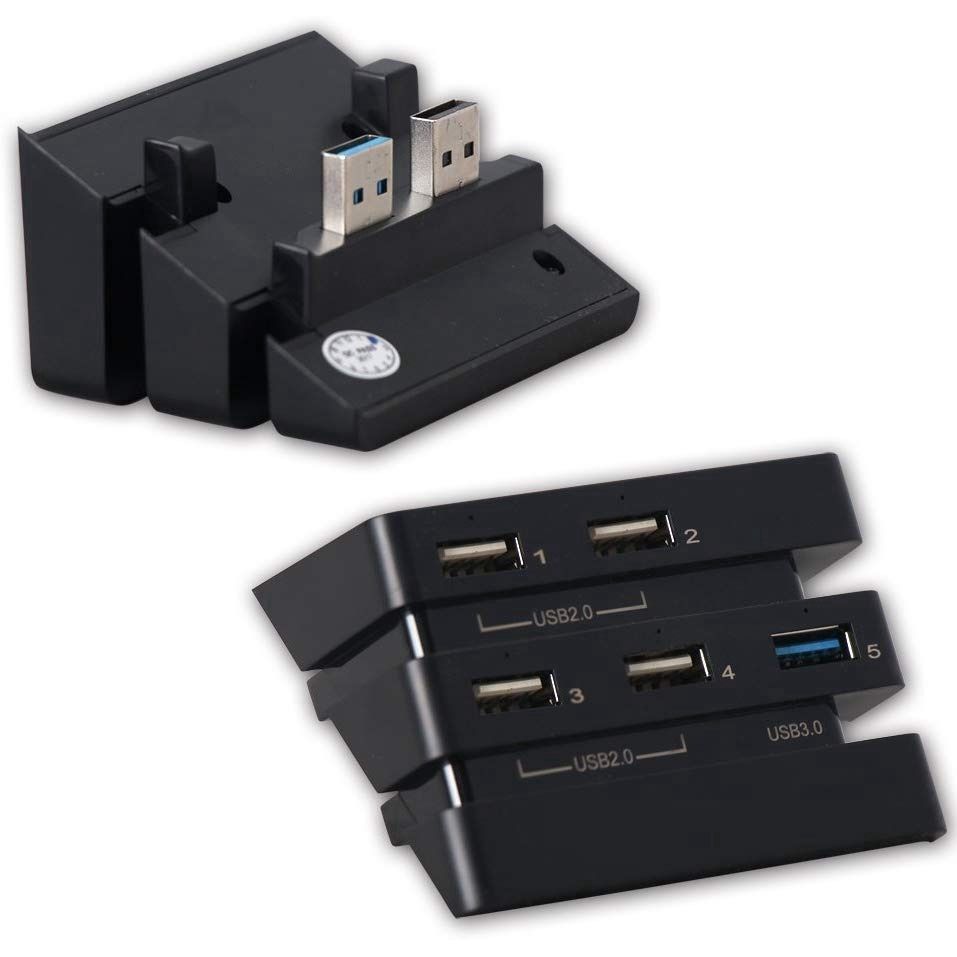  TNP Products for PS4 USB Hub 5 Port USB 3.0 2.0 High