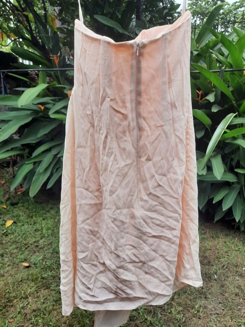 DIY Backless Silk Maxi Dress