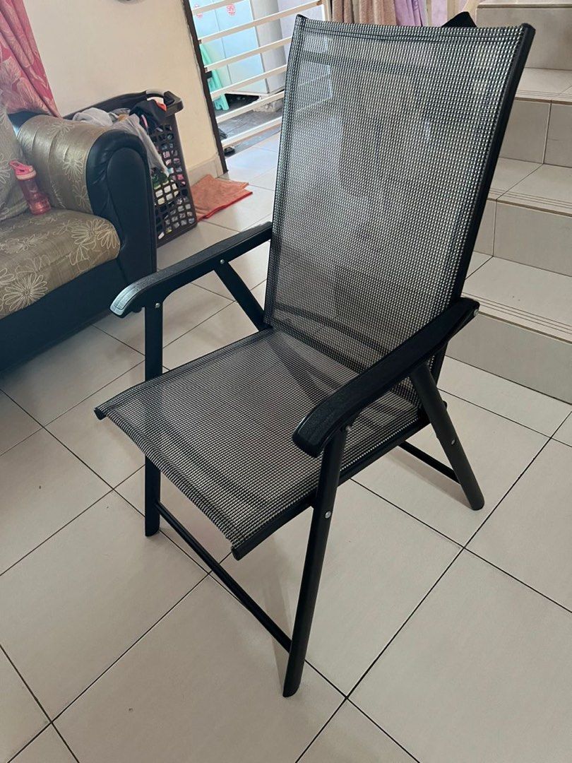 Garden indoor Outdoor Mesh Folding chair x 1 unit Furniture