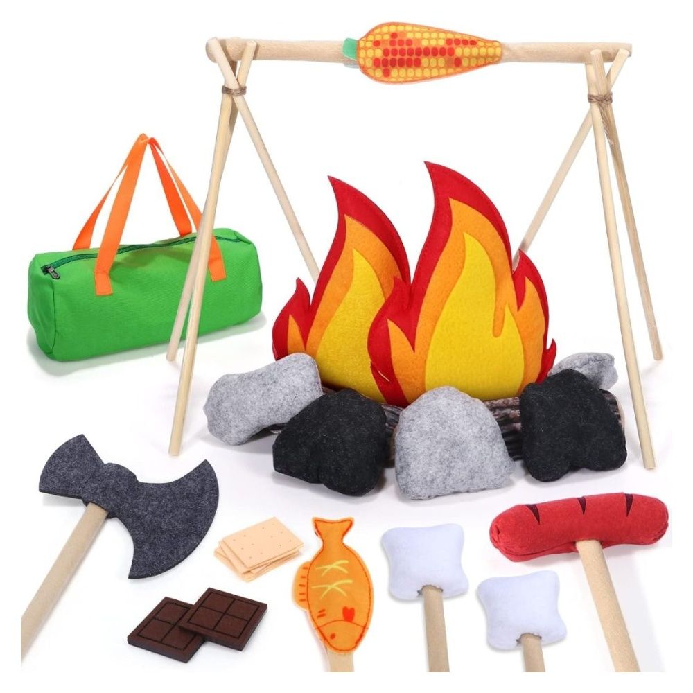1set Camping Toy Cooking Set Easter Basket Suffer Birthday Gift