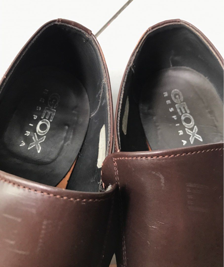 GEOX Respira brown leather dress shoe Men s Fashion Footwear
