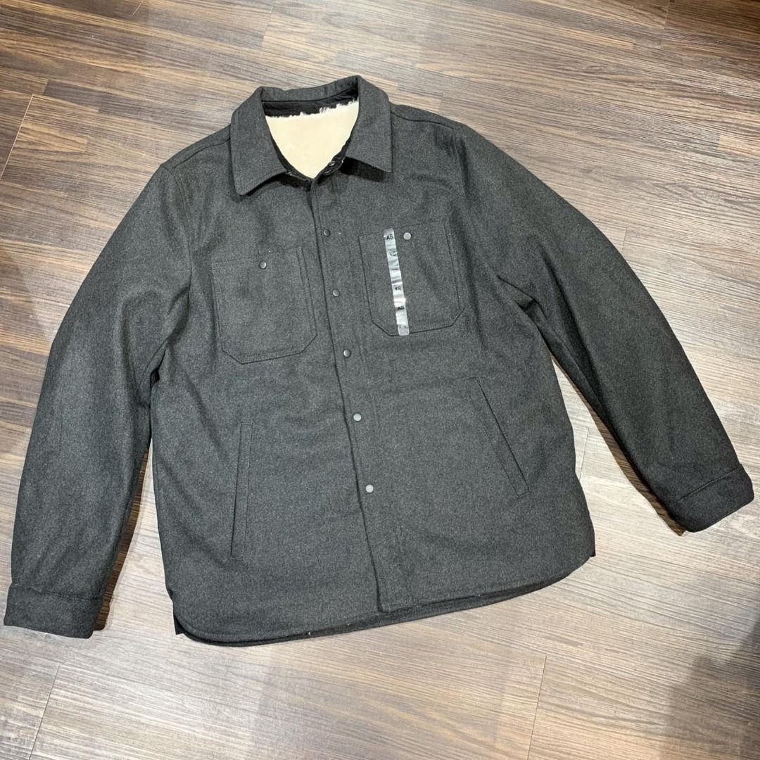 GH Bass Co Men s Wool Lined Shirt Jacket S US size chart