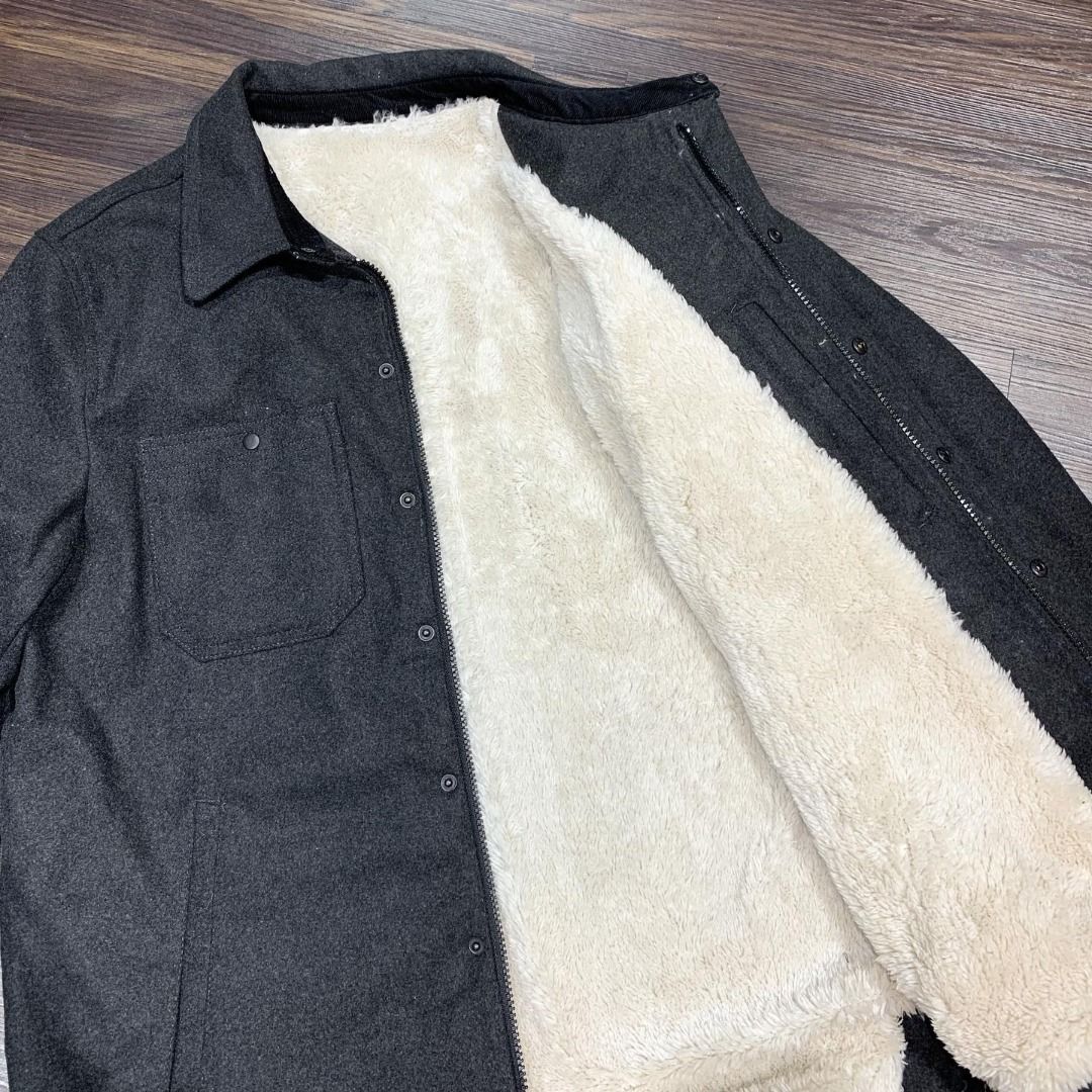GH Bass Co Men s Wool Lined Shirt Jacket S US size chart