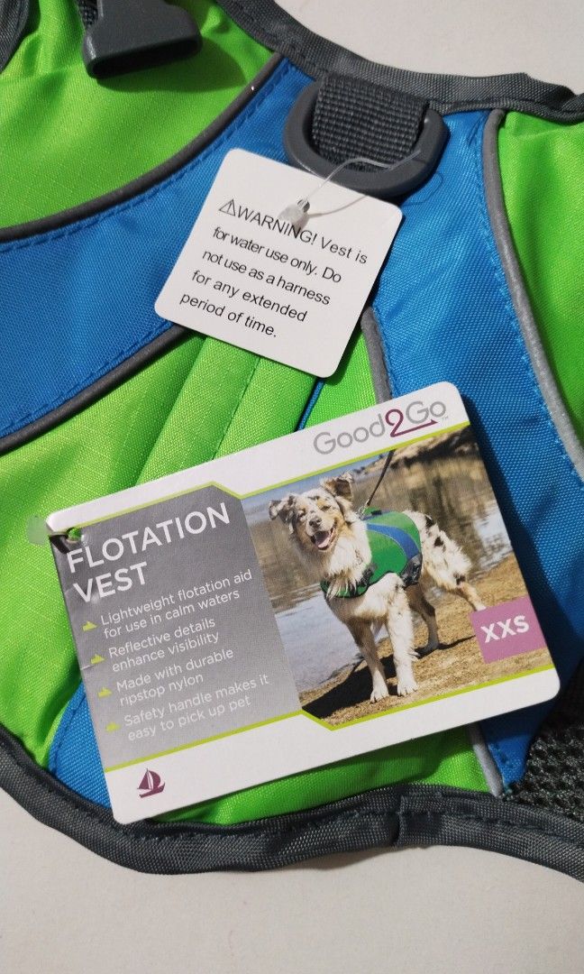 Good2Go Flotation Vest XXS Pet Supplies Homes Other Pet
