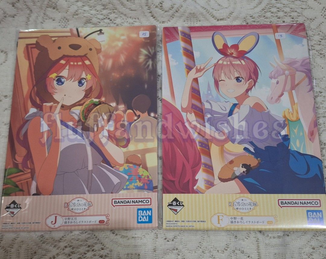 Gotobun no Hanayome Illustration Board, Hobbies & Toys, Toys & Games on