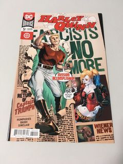 Harley Quinn #51 - "Fascists No More" Variant Cover