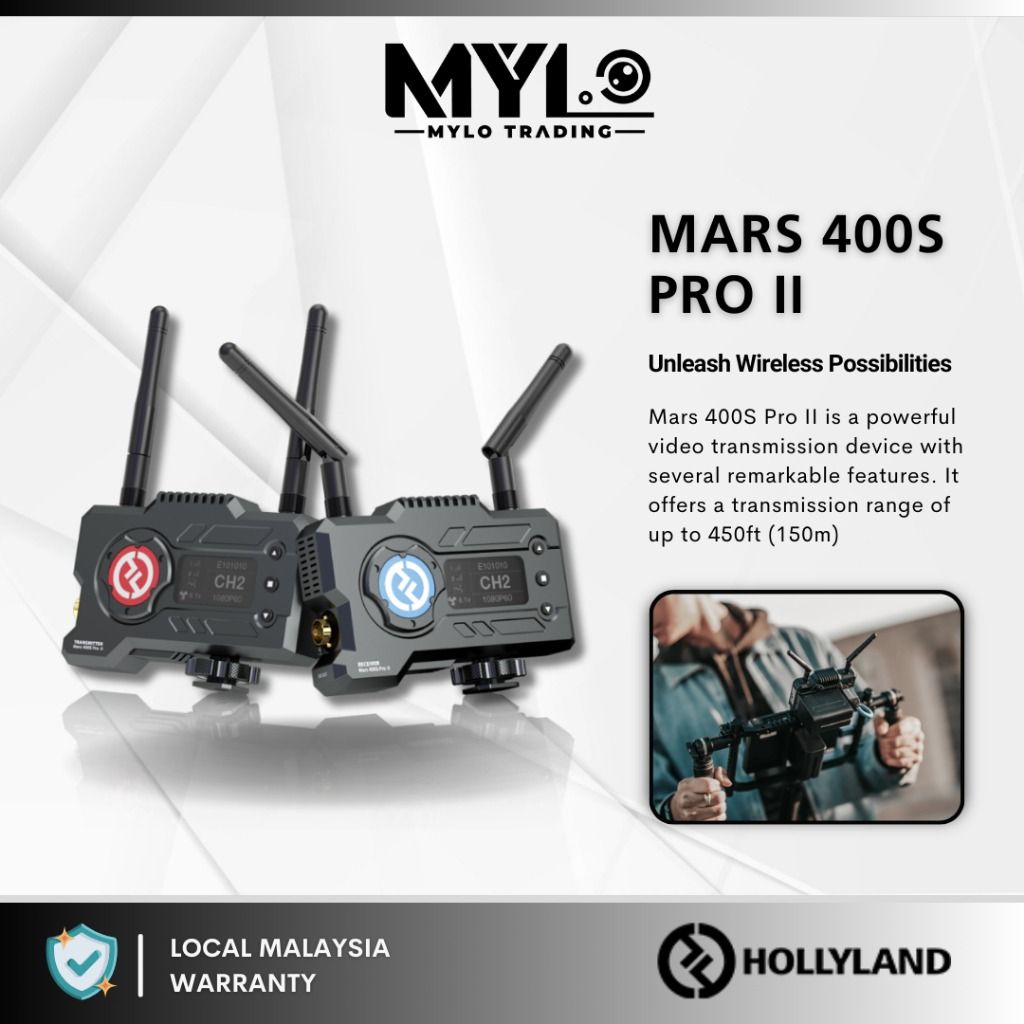 Hollyland Mars 400S PRO II & Mars 400S PRO II RX Mars 400S PRO 2 SDI