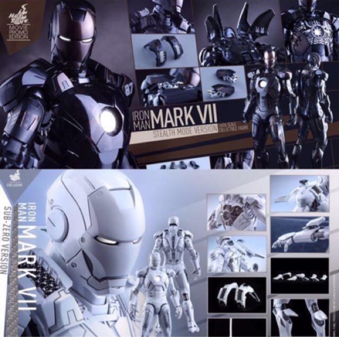 Hot Toys Mark 7 Subzero and Stealth Mode MIB Hobbies Toys