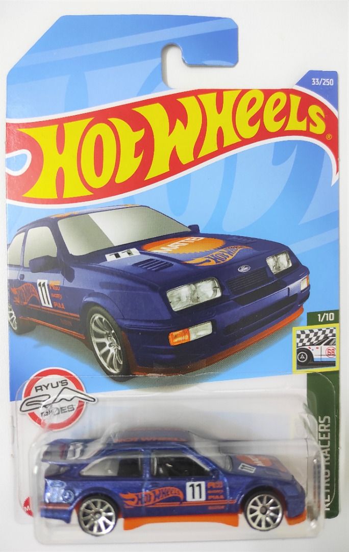 Hot Wheels 33/250 2022 Retro Racers 1/10 '87 Ford Sierra Cosworth Blue ...