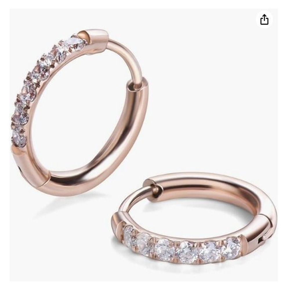 Gold hoop earrings for sensitive ears new arrivals