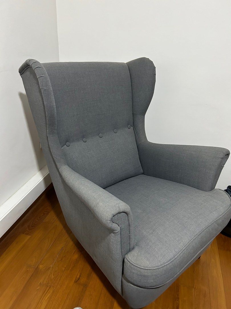 IKEA fabric armchair Furniture Home Living Furniture Chairs