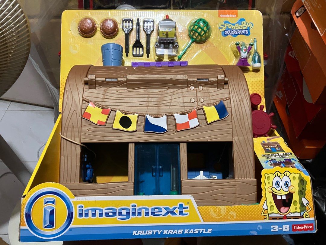 Imaginext krusty krab kastle clearance