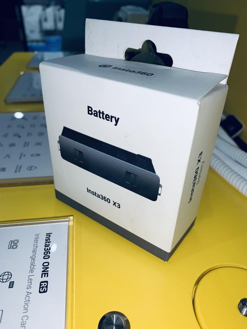 Insta360 X3 Battery (1800 mAh) (Category: Batteries & Chargers) located in Makati City. Submitted by techubstoreandaccessories (Listing ID 1272654469, Image 2). Description: Insta360 X3 Battery (1800 mAh) Ready for Pick-Up / Same Day Delivery Via Lalamove‼️ DETAILS: ✅ Actual Picture Posted. ✅BRAND NEW, SEALED, & ORIGINAL. ✅7 Days Replacement for Factory Defects and 1year Limited Warranty. (Terms and conditions apply). ✅With Sales Invoice (BIR REG