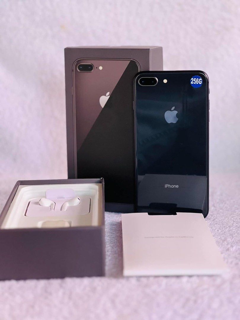 iPhone 8plus 256gb (Category: iPhone 8 Series) located in Manila. Submitted by TekiCashGadgetsph (Listing ID 1272692955, Image 1). Description: (FU) Open-line, any sim working (worldwide) - Guaranteed original iPhone not fake/copy Complete accessories with box Secondhand Good as new not abused! Presentable •Original Lcd • no issue hidden issues • no apple id / iCloud id • Good batthealth • Good cam front/back • Good Performance • Good touch id • 