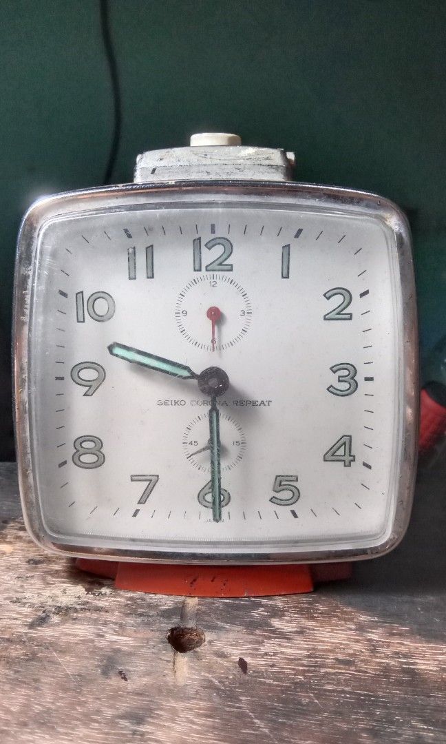 Jam weker seiko Antik Pajangan di Carousell