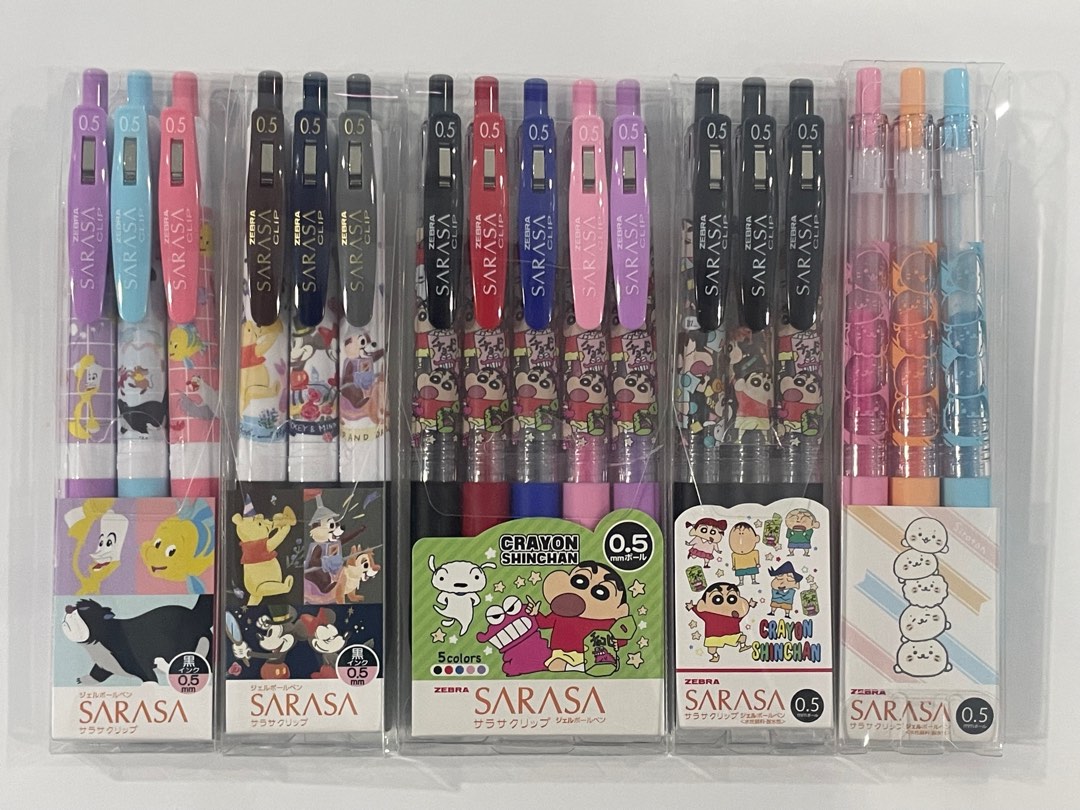 Japan Sarasa Pens with Design, Hobbies & Toys, Stationery & Craft