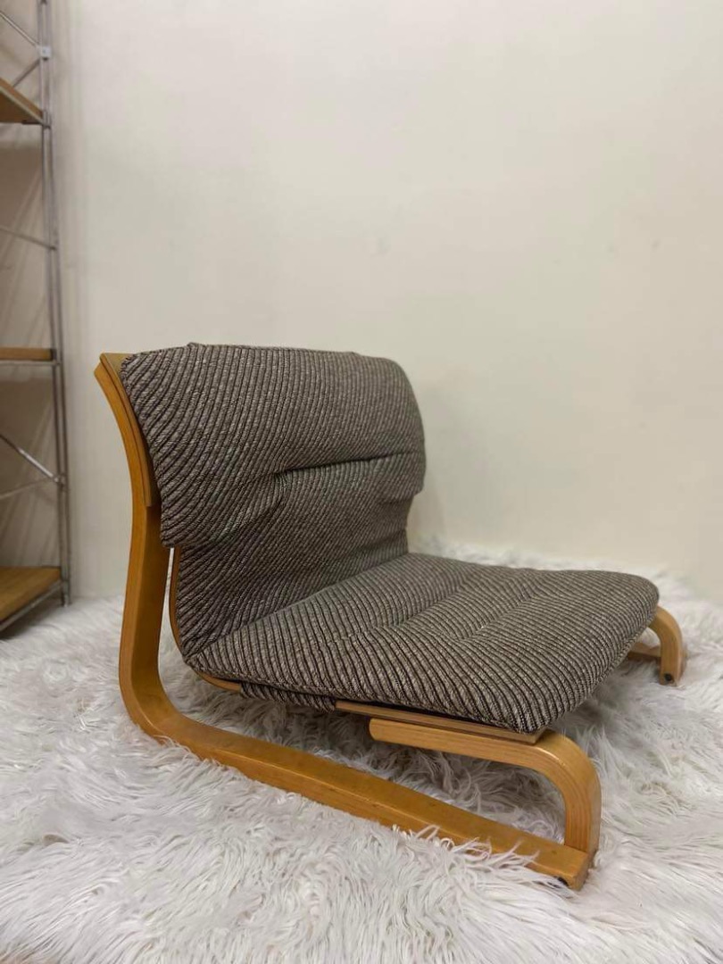Japanese Modern Cross-Legged Arm Chair, Furniture & Home Living ...