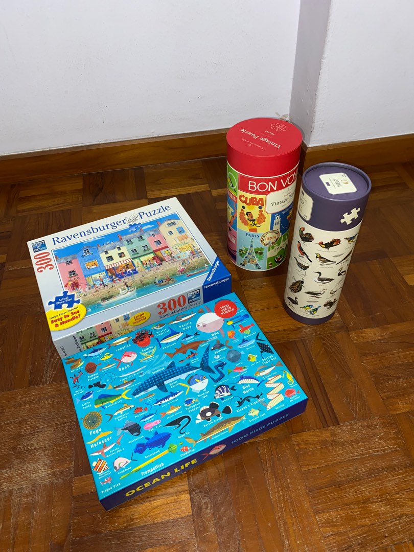 jigsaw puzzle clearance!, Hobbies & Toys, Toys & Games on Carousell
