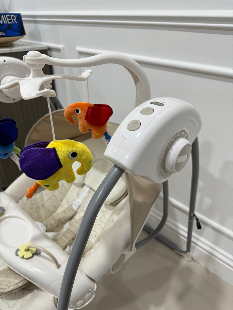 JUNIORS Lucas Baby Swing Elephant Babies Kids Baby Nursery