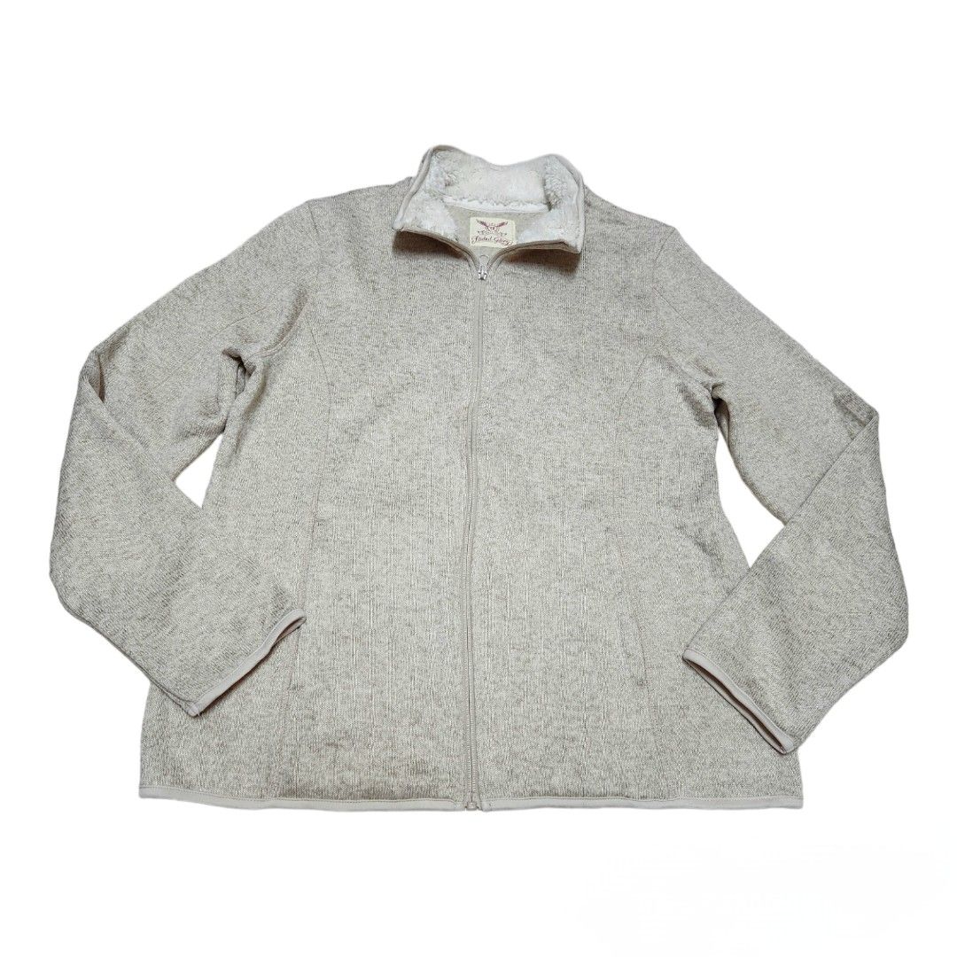 JW05 (L) Unisex Faded Glory Zipper Fleece Sweater -390g, Men's Fashion,  Coats, Jackets and Outerwear on Carousell
