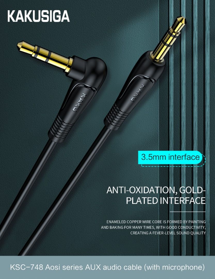 1M 3.5mm Plug Jack Connector To 2 RCA Male Music Stereo Adapter Cable Audio AUX Line For Phones F7W0 - View #9