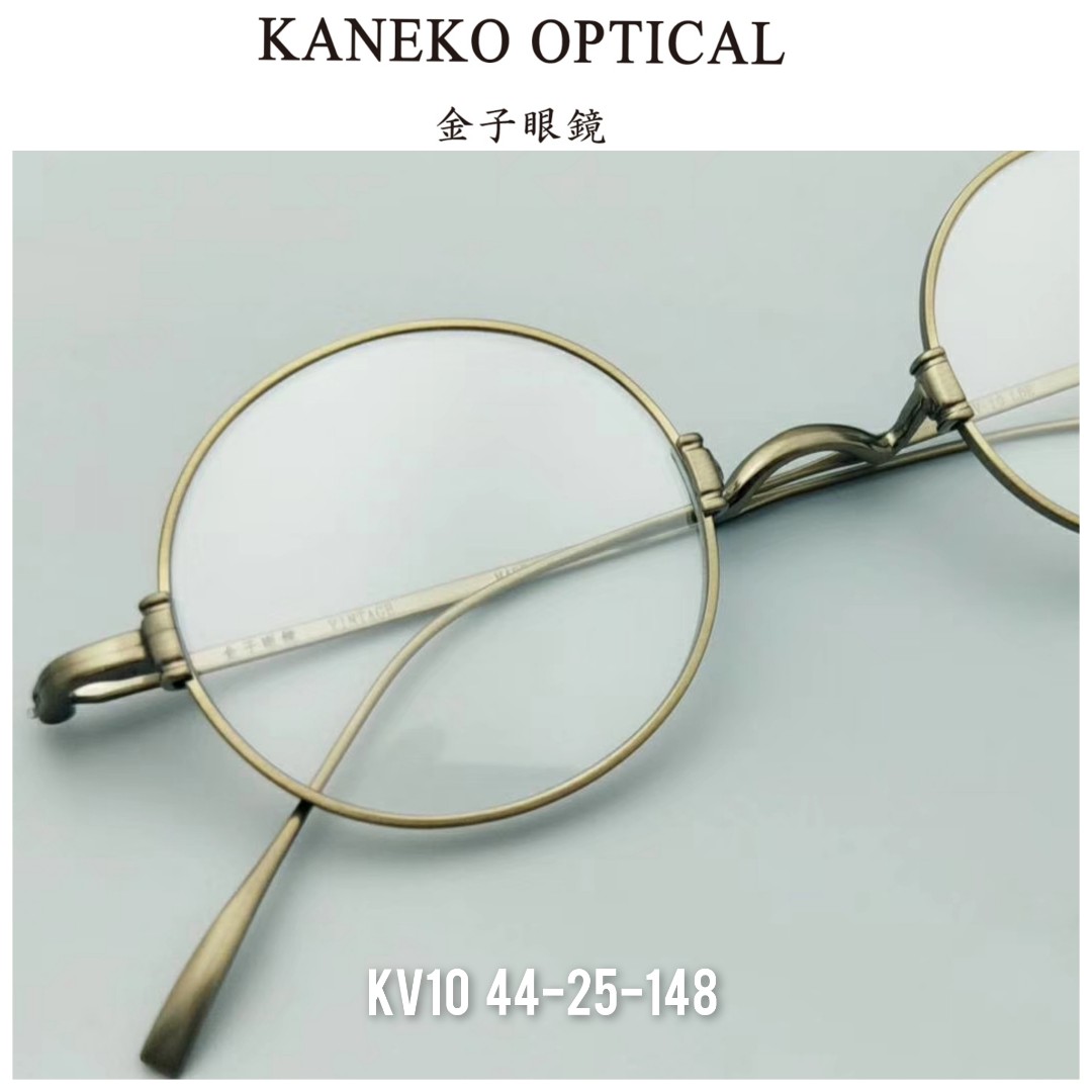 Kaneko titanium round glasses eyewear vintage 金子眼鏡, Men's 