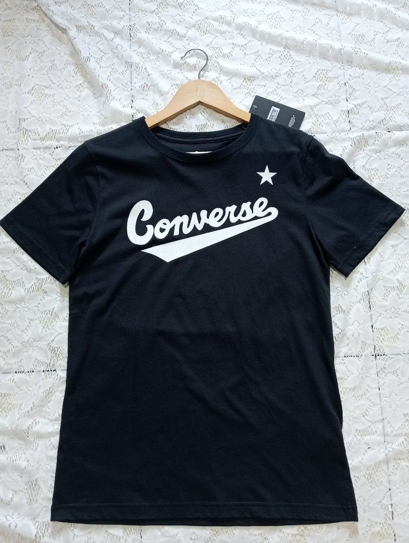 Kaos Converse Original size L Fesyen Pria Pakaian Atasan di