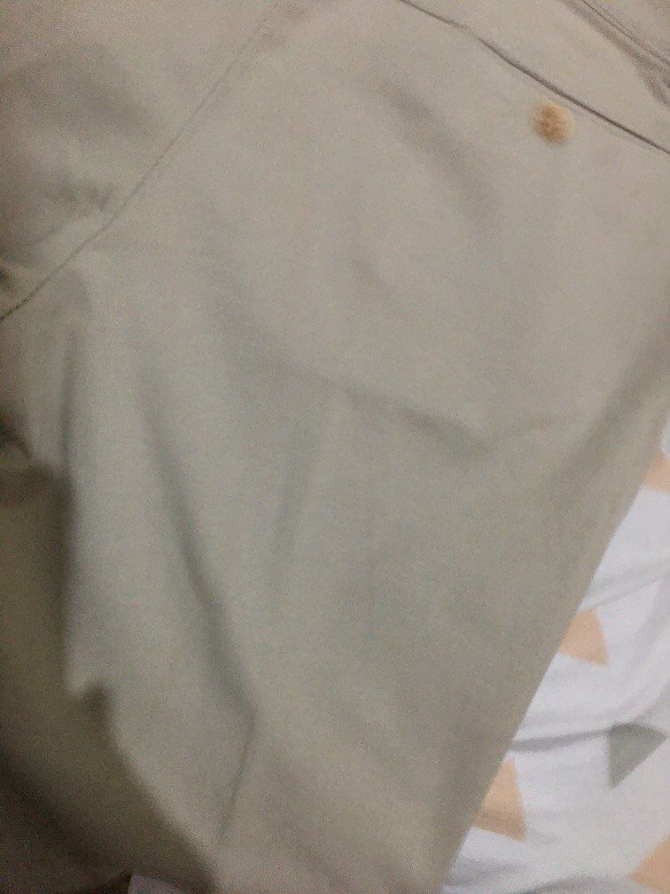 Khaki pants womens size 40 on tag (Category: Other Bottoms) located in Antipolo. Submitted by seylecious (Listing ID 1272833720, Image 2). Description: Unused khaki pants for womens Size 40 on tag Bottom side slit With minimal washable dirt due to storage Rfs: decluttering.