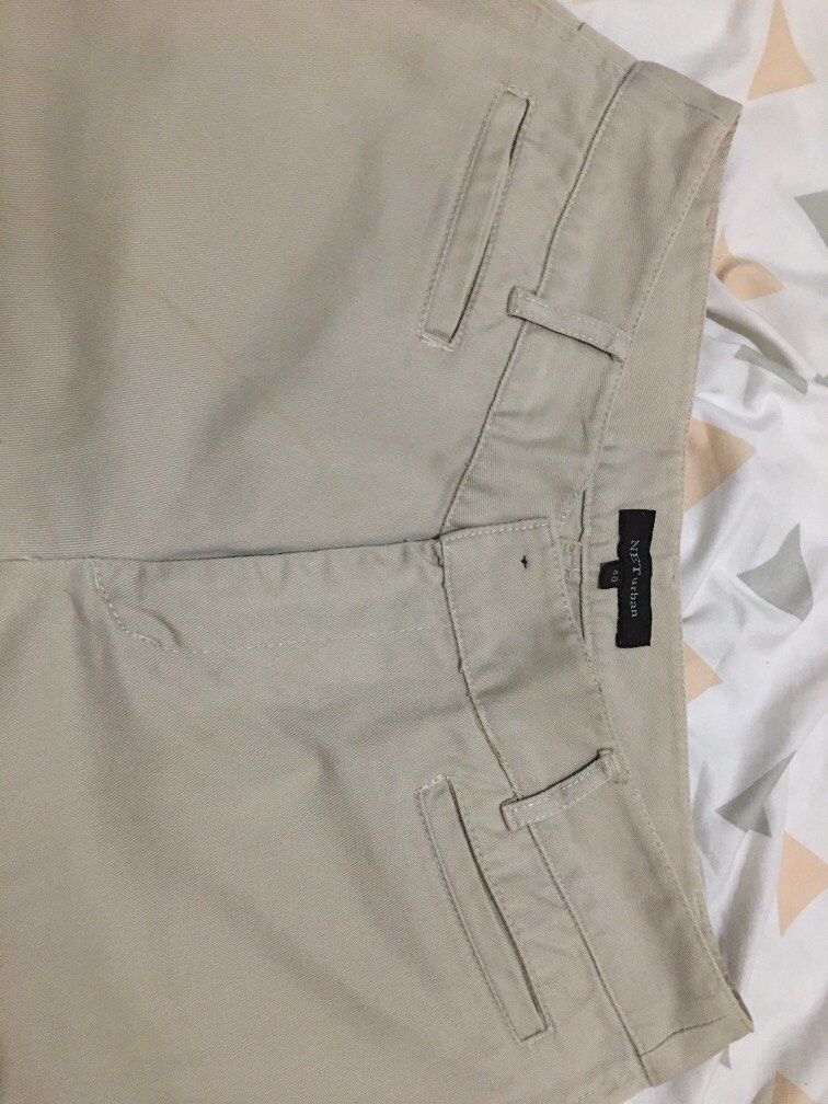 Khaki pants womens size 40 on tag (Category: Other Bottoms) located in Antipolo. Submitted by seylecious (Listing ID 1272833720, Image 1). Description: Unused khaki pants for womens Size 40 on tag Bottom side slit With minimal washable dirt due to storage Rfs: decluttering.