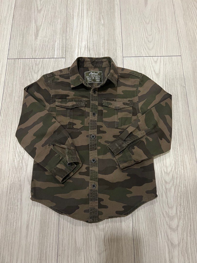 Camo dress top primark