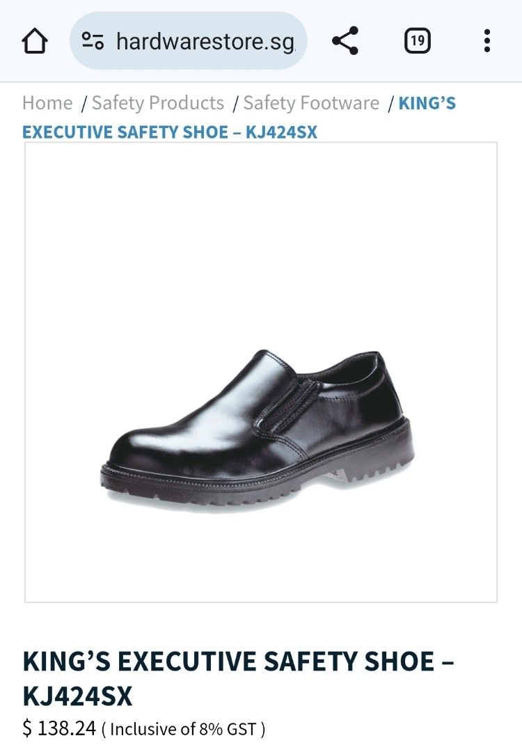 KING S Executive Safety Shoes KJ424SX Men s Fashion Footwear Boots on Carousell