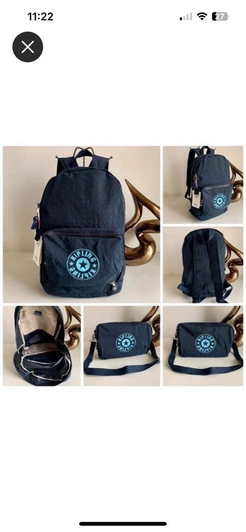 Kipling convertible backpack Women s Fashion Bags Wallets Backpacks on Carousell