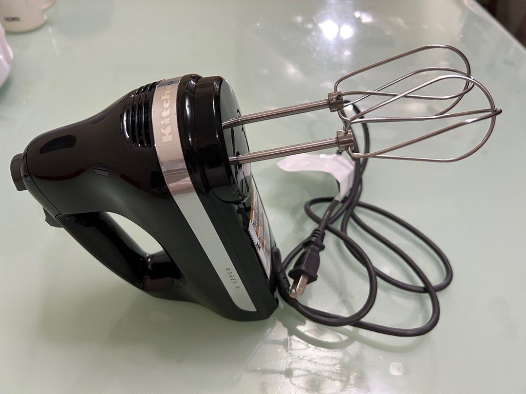 Kitchenaid 5speed Hand Mixer (Onyx Black), TV & Home Appliances
